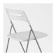IKEA NORBERG NISSE Table 1 chair  Silver-colour White