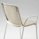 TORPARO Chair with armrests, in/outdoor, white/beige