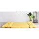 Urbana Japanese Futon Lounge Sofa Bed Yellow 180cm