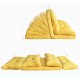 Urbana Japanese Futon Lounge 3-Seater Sofa Bed, Yellow