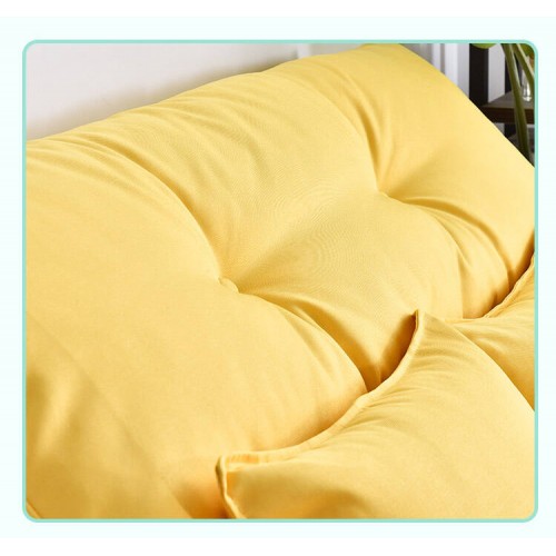 Urbana Japanese Futon Lounge 3-Seater Sofa Bed, Yellow